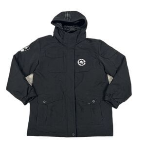 Orolay Coat Mens Medium Puffer Down Hooded Black Winter Skiing Jacket